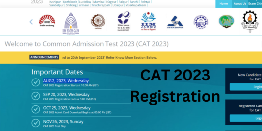CAT 2023 Registration
