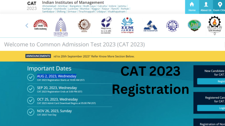 CAT 2023 Registration
